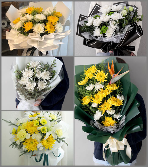 广东揭阳市普宁市燎原街道光南村白事花束代送